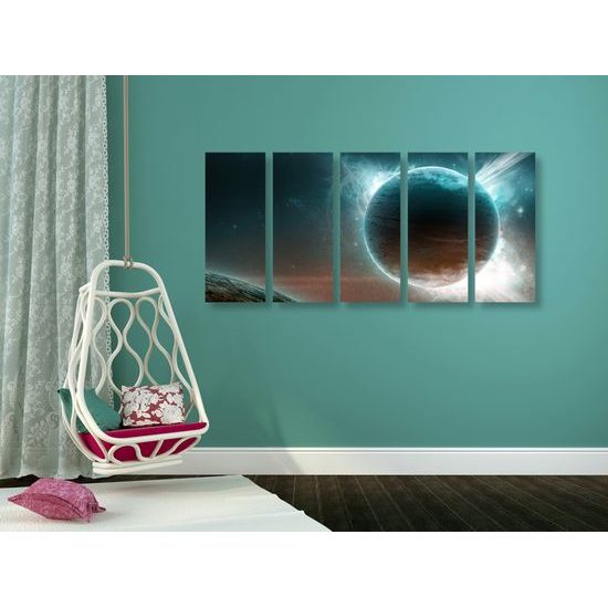 5-dielny obraz neznáma planéta