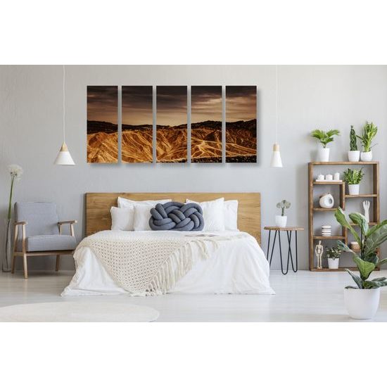 5-dielny obraz americké údolie smrti