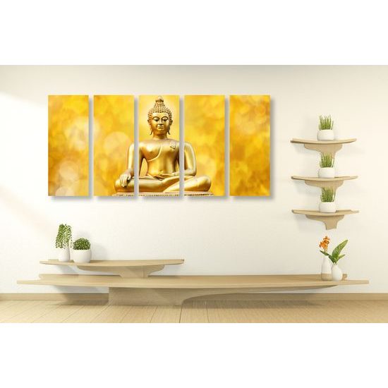 5-dielny obraz Budha