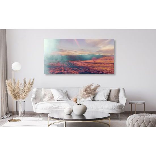 Obraz pohľad na jesennú lúku