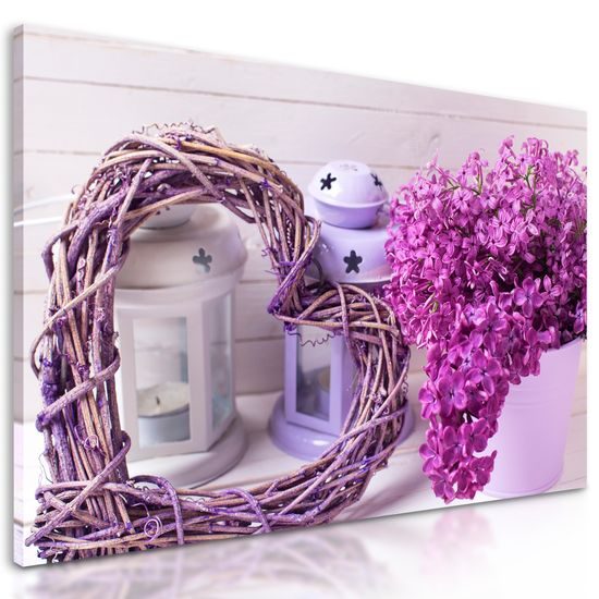 Obraz fialový orgován v romantickom prevedení