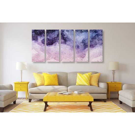 5-dielny obraz vzdialená galaxia