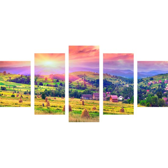 5-dielny obraz krásy Slovenskej prírody