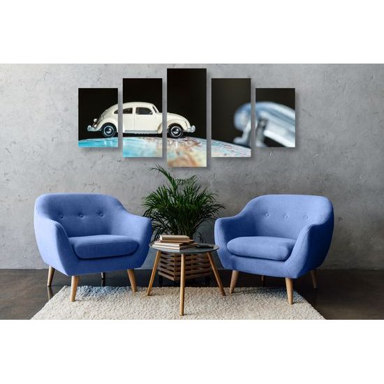 5-dielny obraz cesta okolo sveta