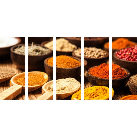 5-dielny obraz Indické koreniny