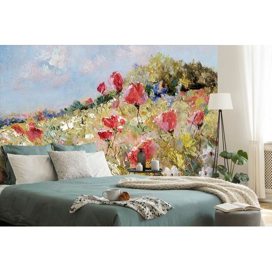 Tapeta divé maky na lúke