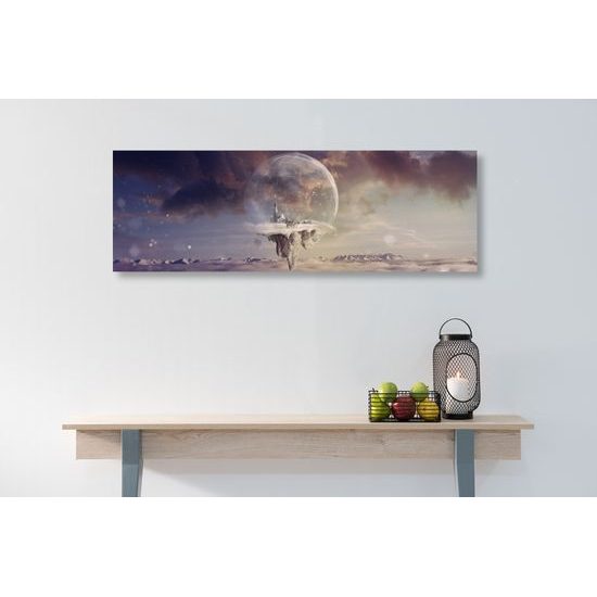 Obraz čarovná krajina v snežítku