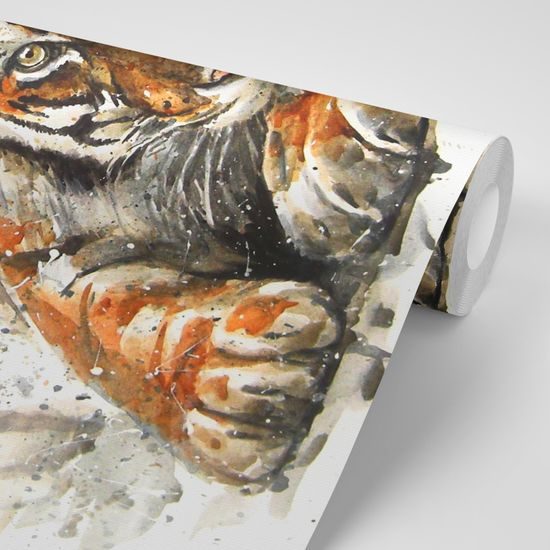 Samolepiaca tapeta maľba bengálskeho tigra