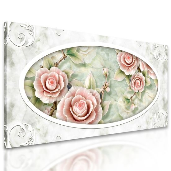 Obraz nádherné historické ruže