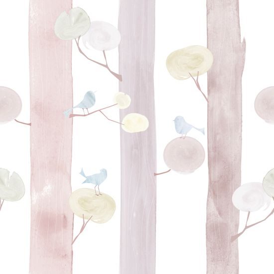 Tapeta vtáčiky na konároch