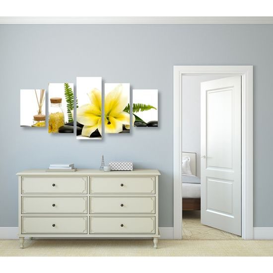 5-dielny obraz relaxačné zátišie