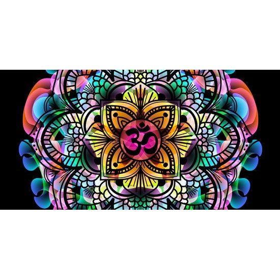 Obraz pestrofarebná Mandala zdravia