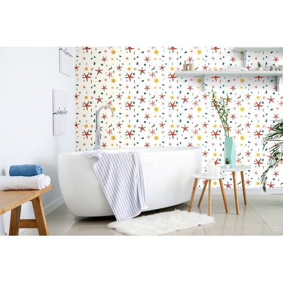 Samolepiaca tapeta morské živočíchy