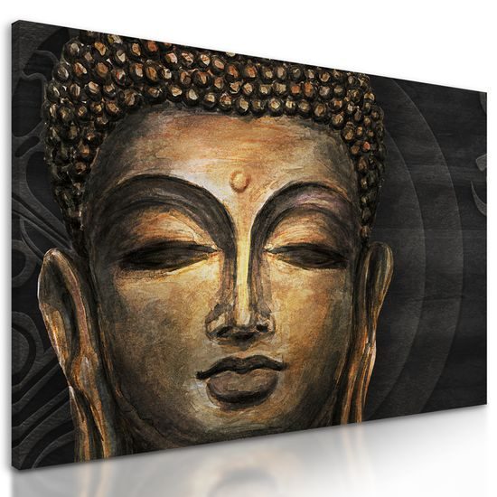 Obraz detail tváre Budhu