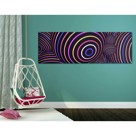 Obraz optická ilúzia tvorená guličkami