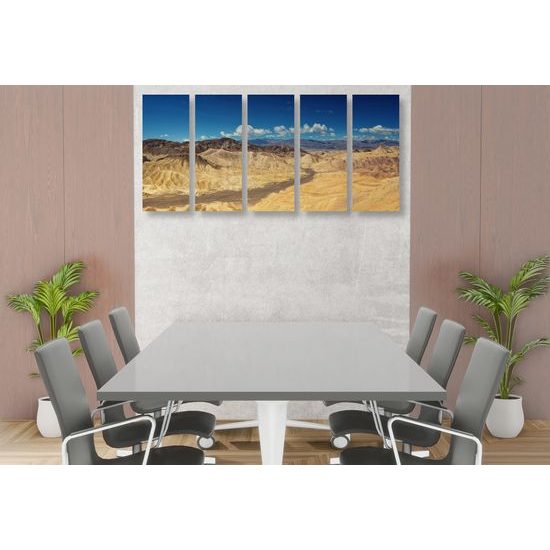 5-dielny obraz púštne duny