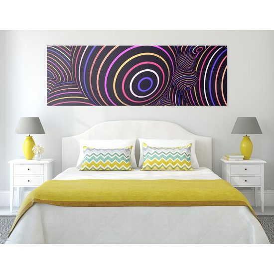 Obraz optická ilúzia tvorená guličkami