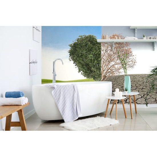 Samolepiaca tapeta podoby stromu v tvare srdca