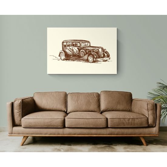 Obraz historické auto