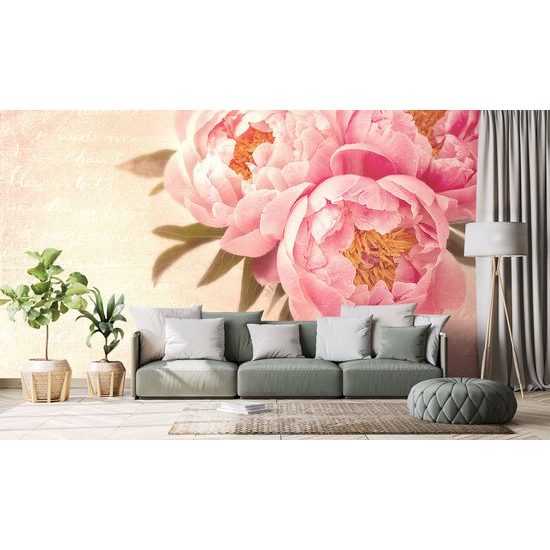Originálna tapeta romantická pivonka