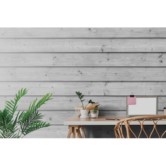 Samolepiaca fototapeta šedá drevená stena