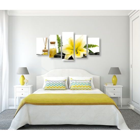 5-dielny obraz relaxačné zátišie