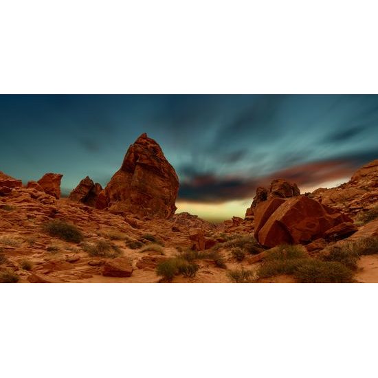 Obraz červené skaly