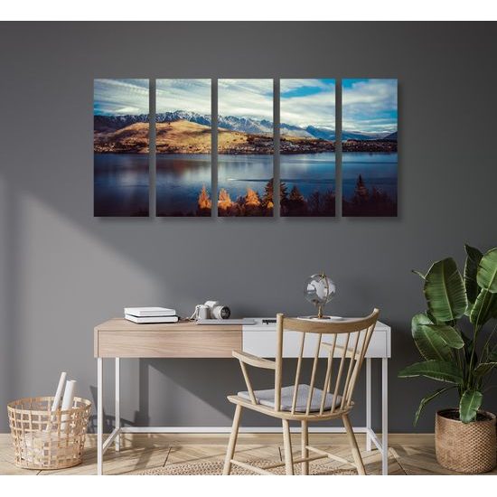 5-dielny obraz čarovná krajina