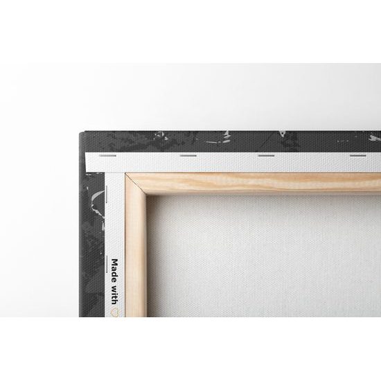 Obraz historická mapa sveta v čiernobielom prevedení