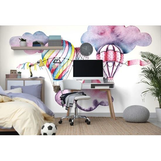 Tapeta lietajúce rozprávkové balóny