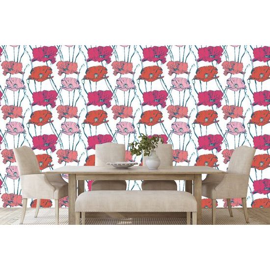 Samolepiaca tapeta maky v rozkvete