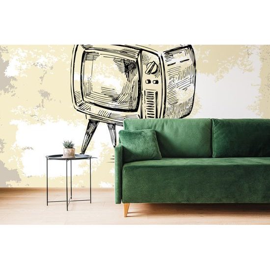 Tapeta starožitný televízor