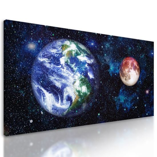 Obraz akvarelový vesmír