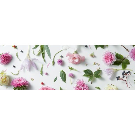 Obraz okúzľujúce abstraktné umenie z kvetov