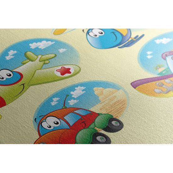 Obraz kamaráti na výlete