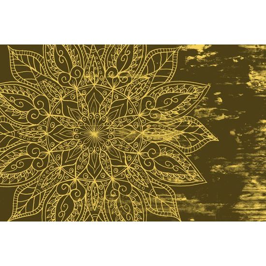 Obraz žltá Mandala