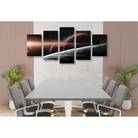 5-dielny obraz tajuplné planéty