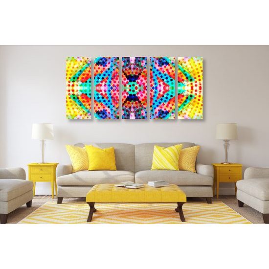 5-dielny obraz grafické umelecké dielo