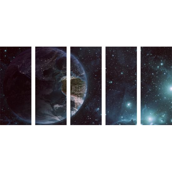 5-dielny obraz nekonečný vesmír