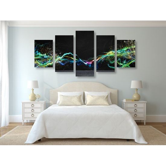 5-dielny obraz spojenie energií