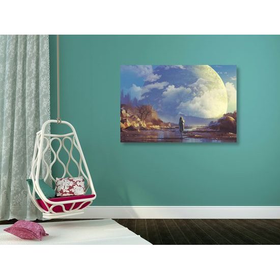 Obraz žena vo futuristickom svete