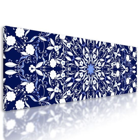 Obraz zaujimavá kvetinová Mandala