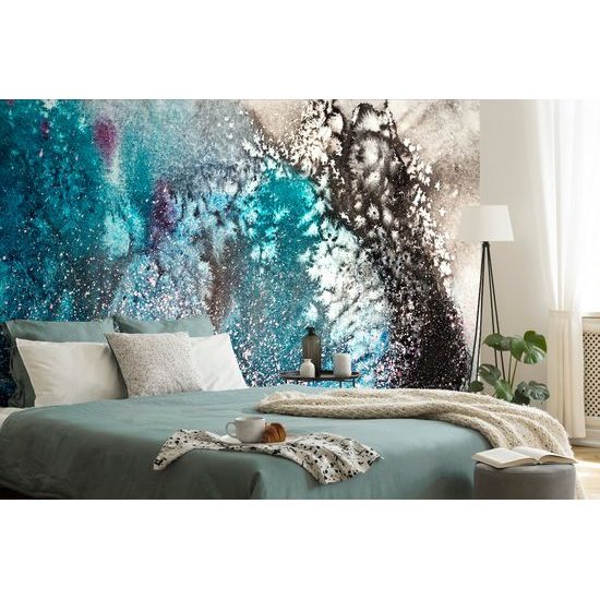 Jedinečná samolepiaca tapeta akvarelová abstrakcia