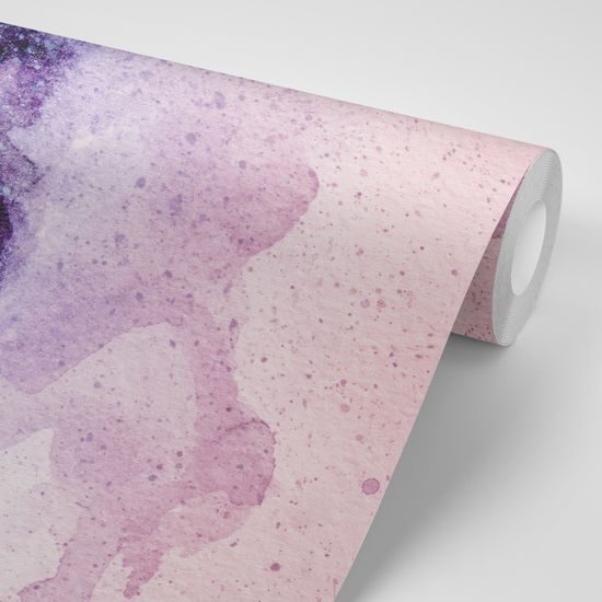 Samolepiaca tapeta abstrakcia oblohy vo fialových odtieňoch