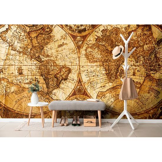 Tapeta stará mapa sveta