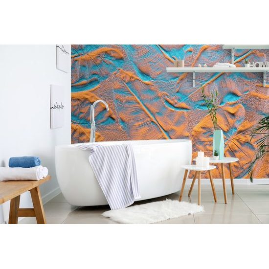 Zaujímavá tapeta štruktúra listov