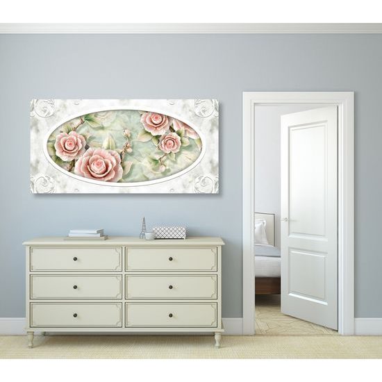 Obraz nádherné historické ruže