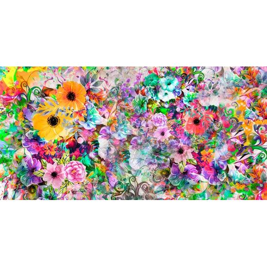 Obraz kvety v žiarivých farbách