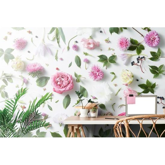 Originálna samolepiaca tapeta súhra kvetov