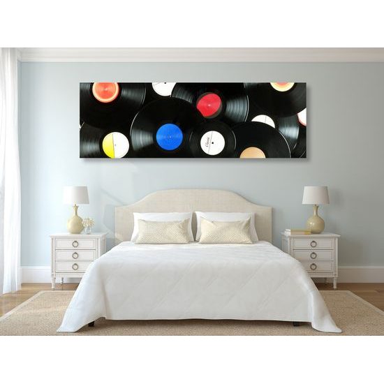 Obraz nostalgické vinylové platne